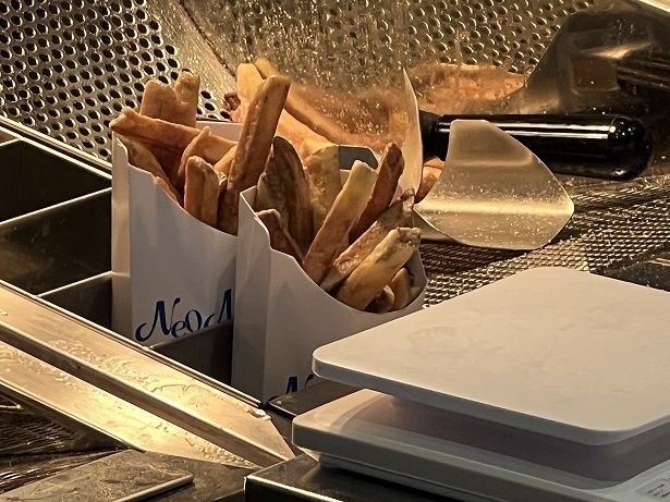 セットにもできるサイドメニューのフライドポテト