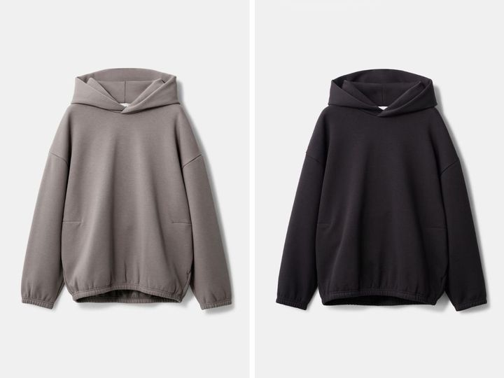 画像: 「バックフリースオーバーサイズパーカ」各￥15,000 出典:プラステ