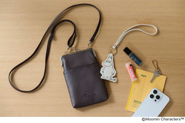 リンネル12月号は「ジップポケット付き がま口スマホショルダーバッグ＆ムーミン バッグチャーム」が付録