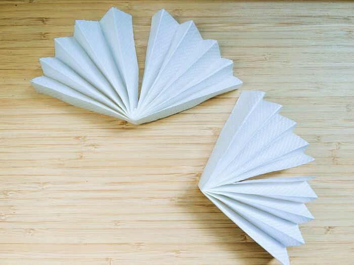 キッチンペーパーを折るだけ！企業発「蛇腹ワザ」を試してみた♡