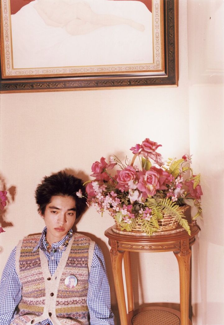 ジャミーソンズのフェアアイル柄ニット