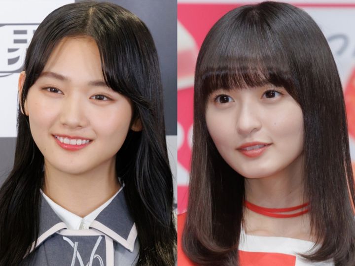 （左から）櫻坂46・山崎天、乃木坂46・遠藤さくら クランクイン！ width=