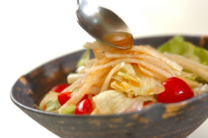 ワサビ風味の和風サラダの作り方2