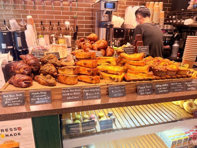 豊富な種類のパン