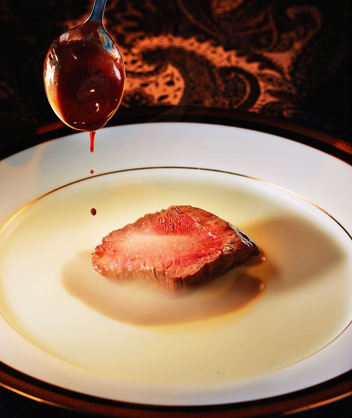 麻布十番『harvest project』の「仙台牛ランプ肉のアロゼ」