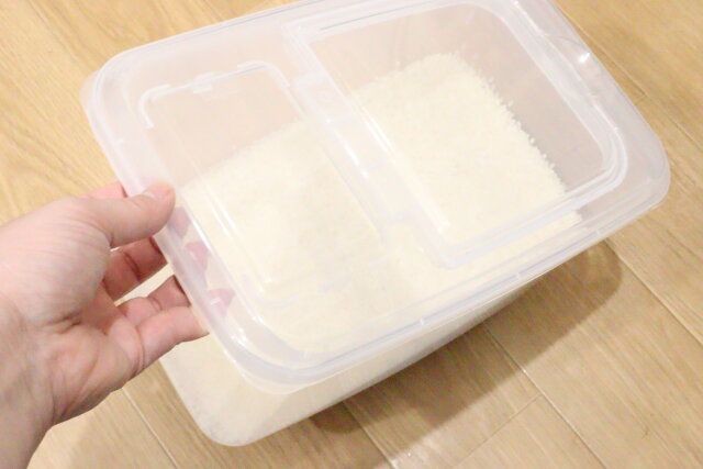 ダイソー 米びつ兼フードストッカー フタ