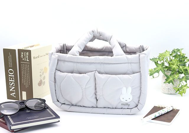 宝島社ムック付録miffy ふかふかキルティング 収納トートバッグBOOK2