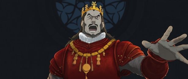 兄アムレットを殺し王の座に就いたクローディアス。「死者の国」に落ちてなお権力を振りかざす(『果てしなきスカーレット』) [c]2025 スタジオ地図