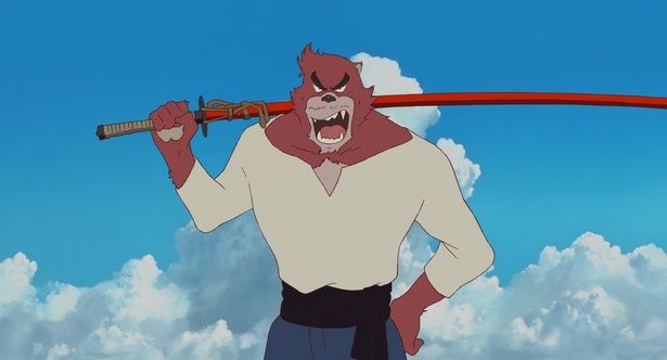 バケモノが住む世界“渋天街”で指折りの強さを誇る熊徹(『バケモノの子』) [c]2015 THE BOY AND THE BEAST FILM PARTNERS