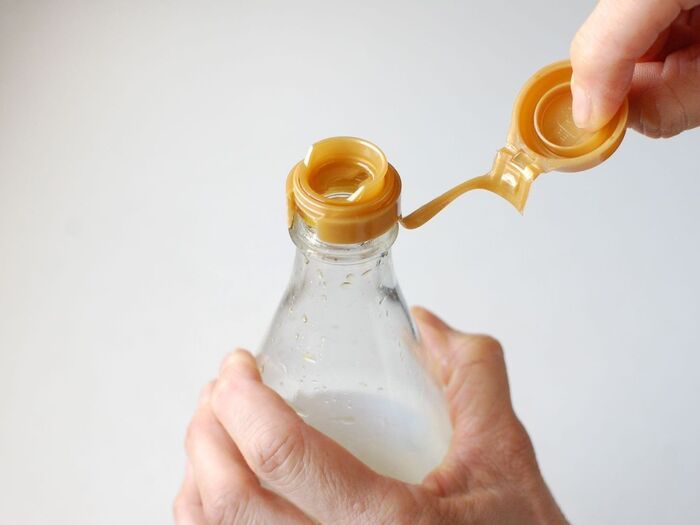 なかなか外れない『めんつゆキャップ』を