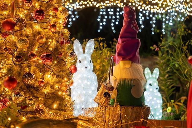 【写真】人気の妖精と動物のオブジェ