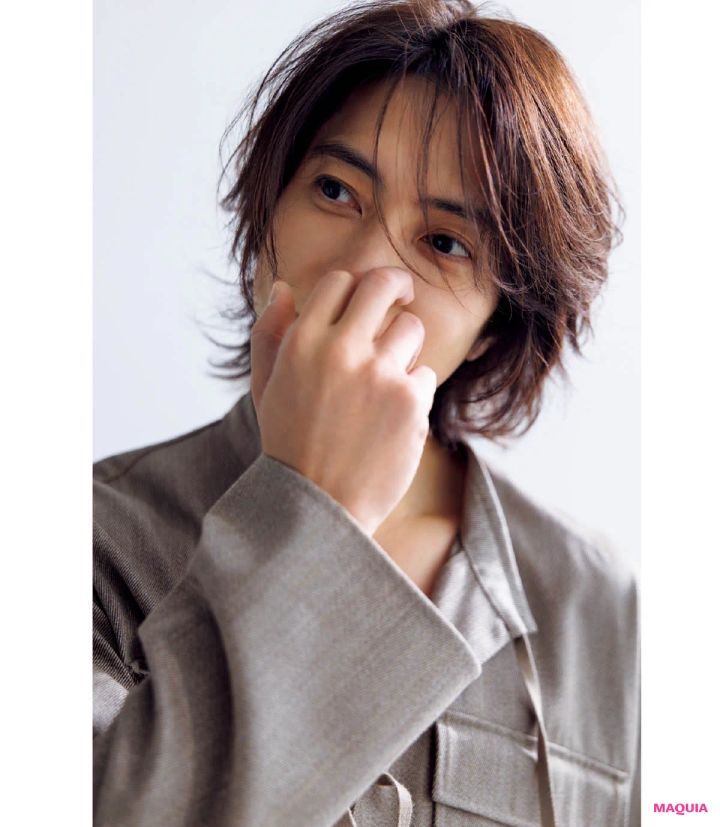 山下智久 インタビュー マキア MAQUIA 12月号 バストアップ