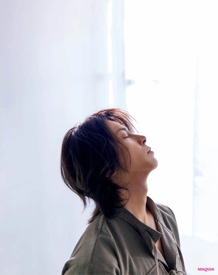 山下智久 インタビュー マキア MAQUIA 12月号 横顔