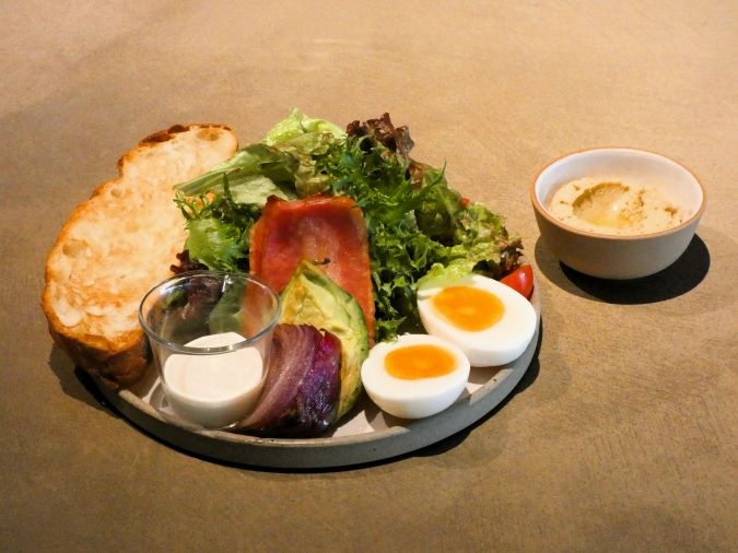 ブルーボトルコーヒー 福岡天神カフェ ブランチプレート コンプレ