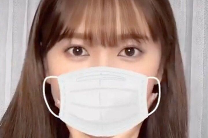 【写真・画像】新垣結衣似の27歳美女、マスクを外した素顔に絶賛の声「取った方が似ている！」 1枚目