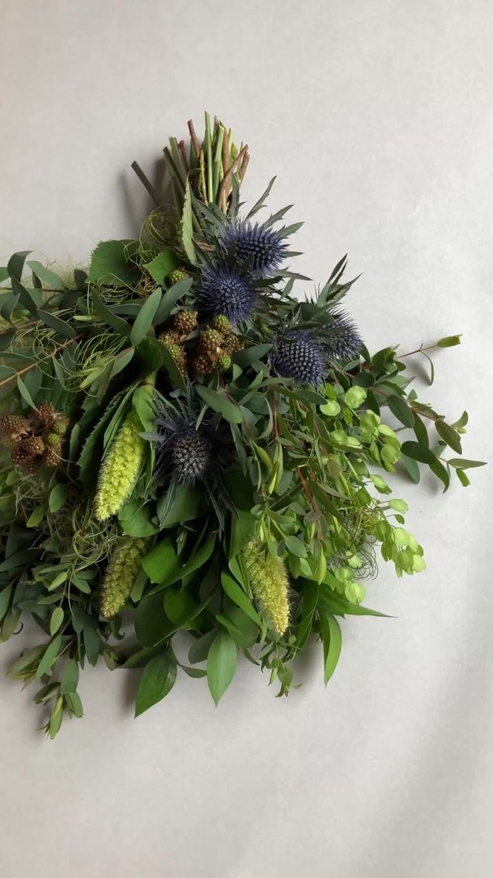 フレッシュな植物がだんだんドライになっていく過程も楽しい