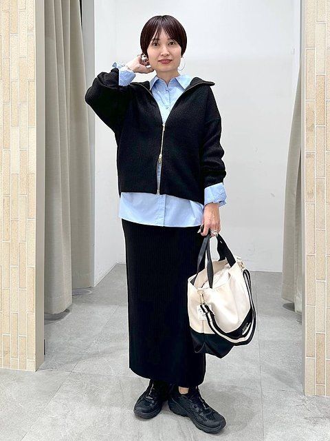 ブルーシャツコーデ5