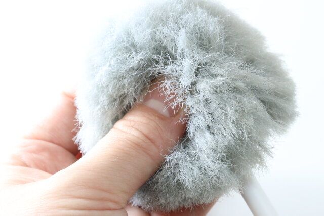 ダイソーのわしゃわしゃな折りたためるボトルクリーナー（繊維タイプ）