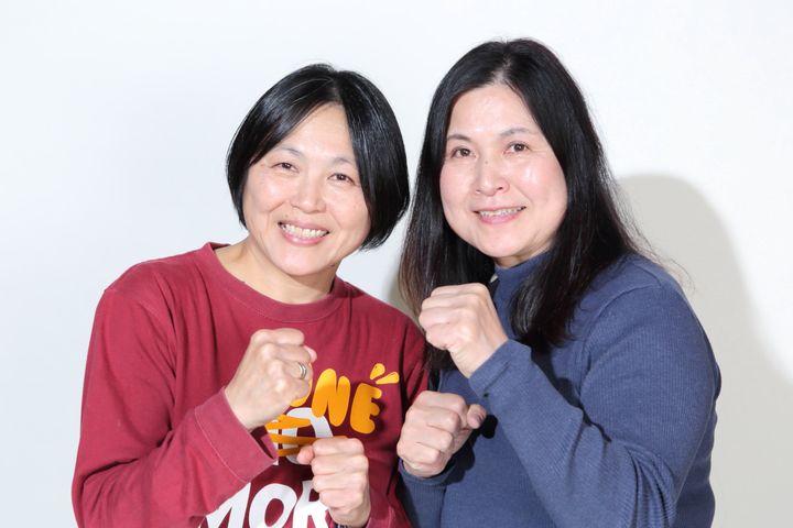 JBエンジェルス・（左から）立野記代、山崎五紀 クランクイン！ 写真：高野広美 width=