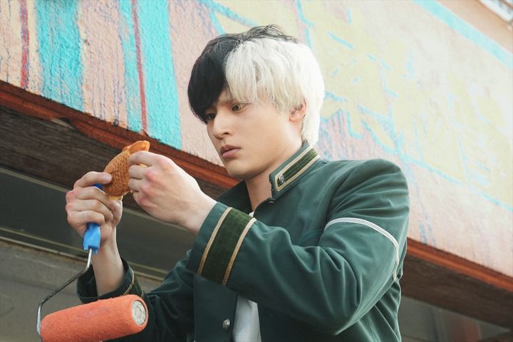 映画『WIND BREAKER／ウィンドブレイカー』水上恒司演じる桜遥 （C）にいさとる／講談社 （C）2025「WIND BREAKER」製作委員会 width=