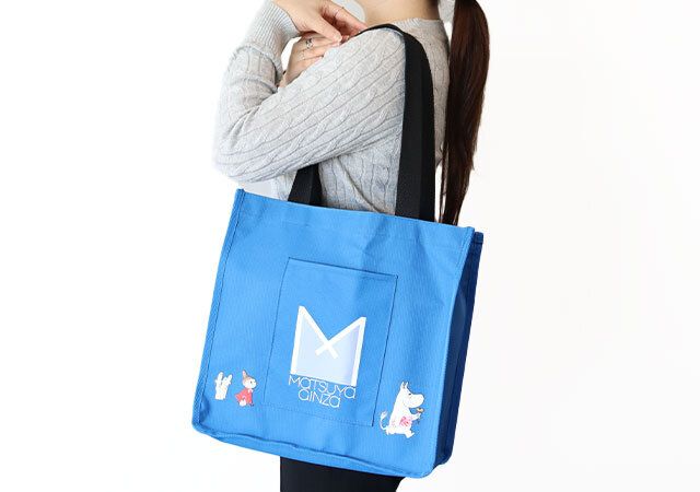 ムーミン松屋銀座ショッピングトート肩掛け