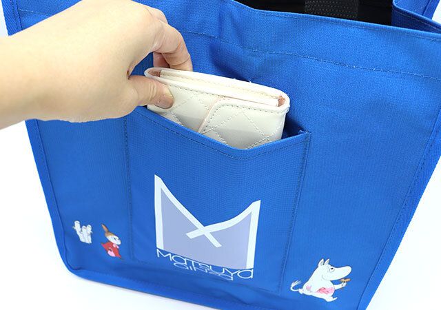 ムーミン松屋銀座ショッピングトートフロントポケット