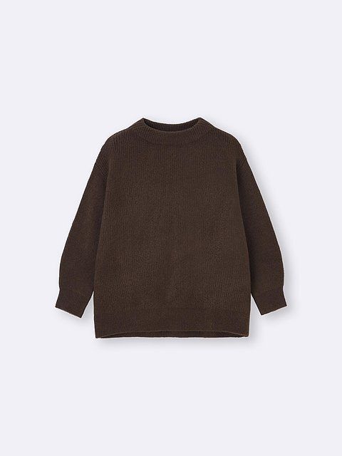 GUのパフニットオーバーサイズチュニック