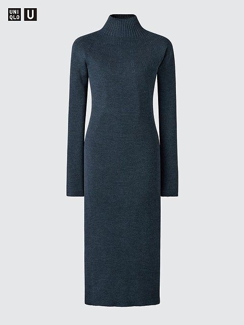 ユニクロの3Dニットメリノブレンドワンピース