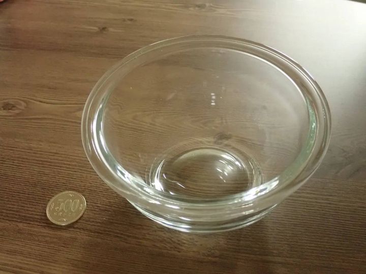 DAISO(ダイソー)：耐熱ガラスボウル(11cm、490mL)