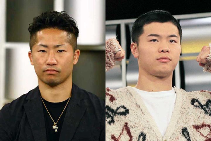 井上拓真、那須川天心（撮影：SPREAD編集部）