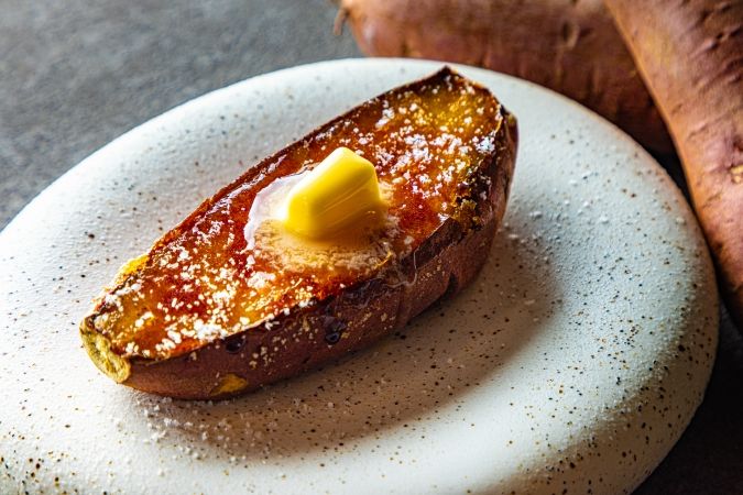 博多阪急 サツマイモフェスタ 「浪漫焼き芋 芋の巣」塩バターブリュレ焼き芋