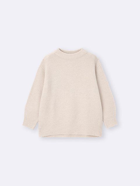 GUのパフニットオーバーサイズチュニック