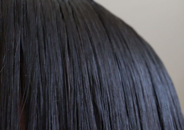 ヘアブラシ（豚毛付） 使用後