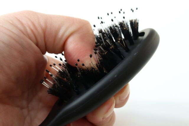 ヘアブラシ（豚毛付） 毛量