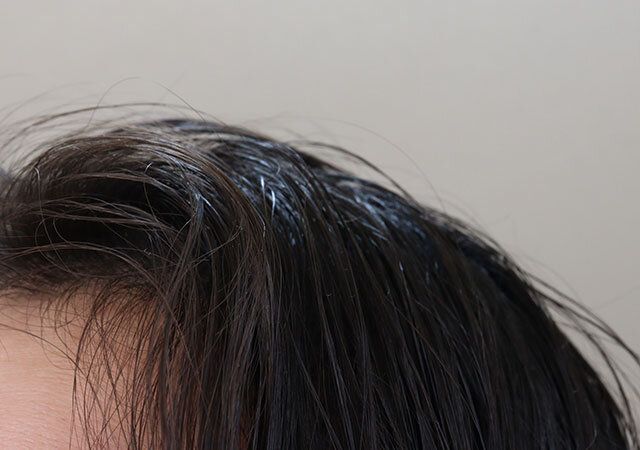 ヘアブラシ（豚毛付） 使用前