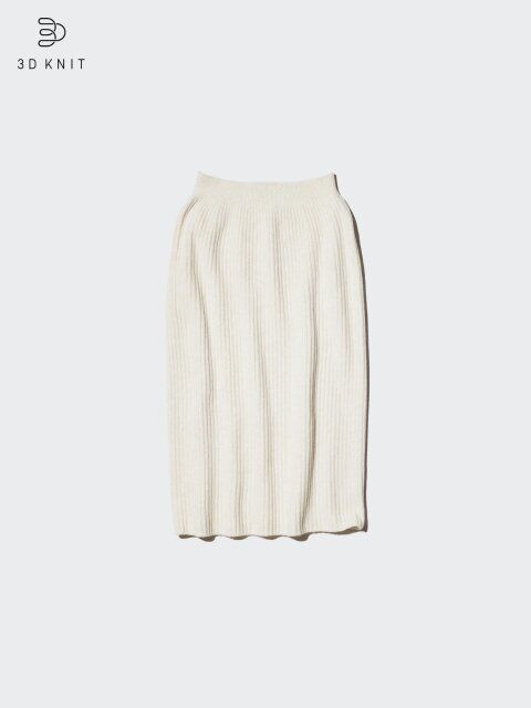 2025冬ユニクロ感謝祭値下げ3Dスフレヤーンスカート