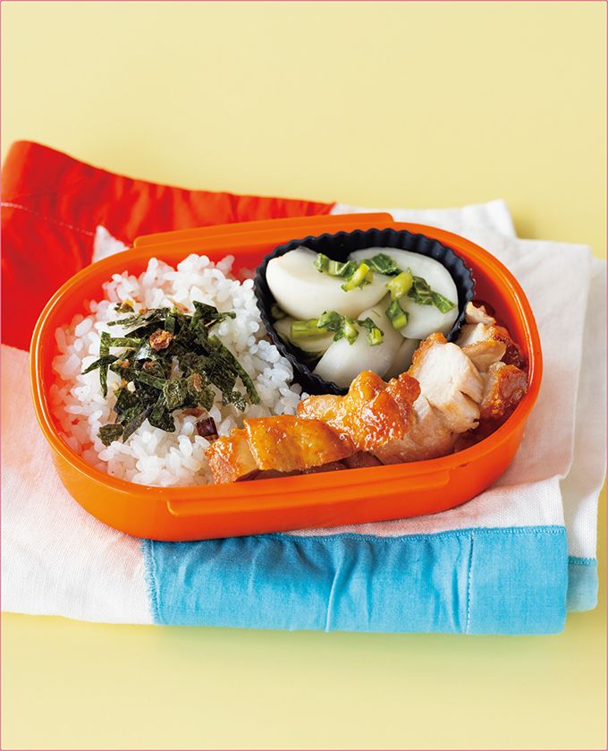 すぐできる2食材弁当。鶏の照り焼き＆かぶのマリネ「鶏の照り焼き弁当」【最新号からちょっと見せ】の画像1