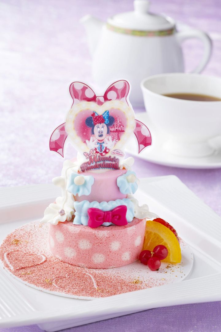 ハイピリオン・ラウンジ_ディズニー・パルパルーザ“ミニーのファンダーランド”ケーキセット