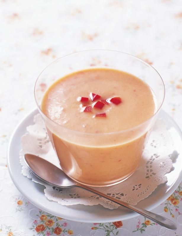 パプリカとじゃがいもの冷たいスープ （C）KADOKAWA