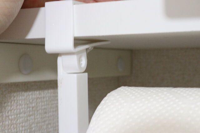 ダイソーのnoma 吊り戸棚用キッチンペーパーホルダーの取り付け可能な場所