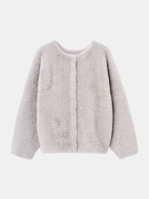 PLSTのフェザーヤーン2WAYカーディガン