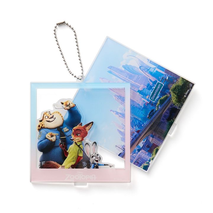 ２WAY仕様のフォトフレーム風アクリルキーホルダー 使用イメージ キーホルダー 仕様