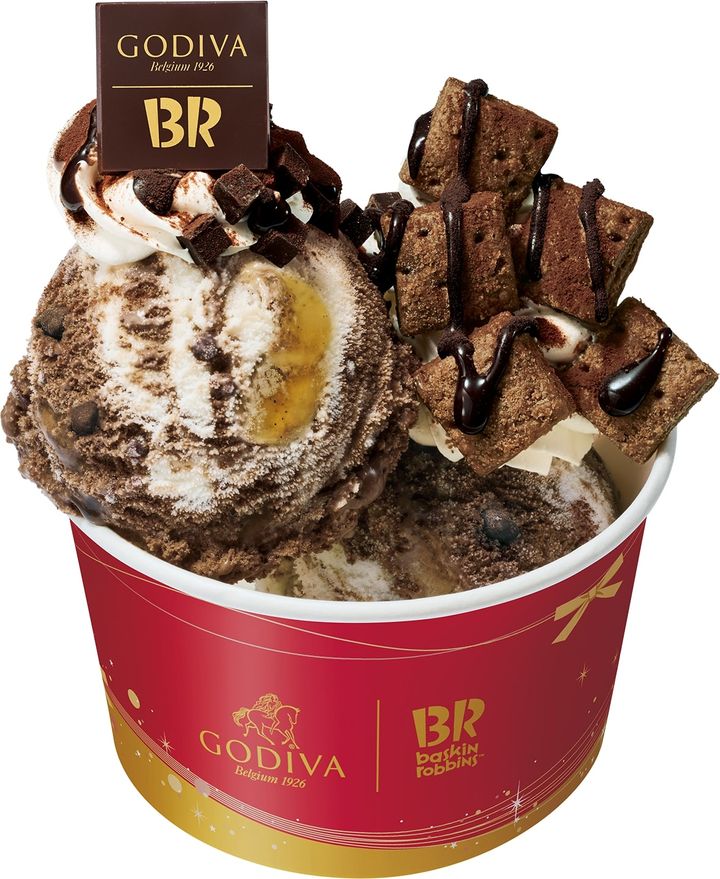 - ゴディバ監修 - プレミアムショコラサンデー ダブルカップ