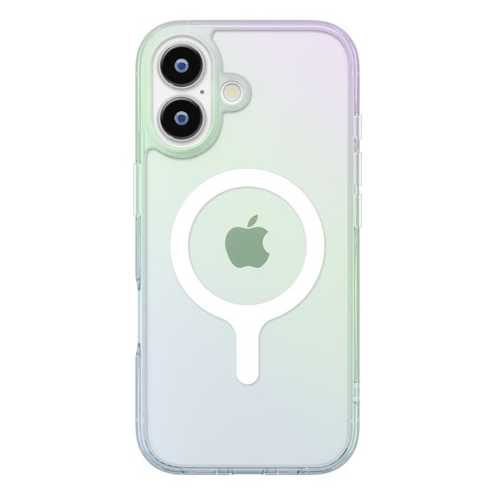 PGA「iPhone17 用 ハイブリッドケース（MagSafe対応）」オーロラ（背面）