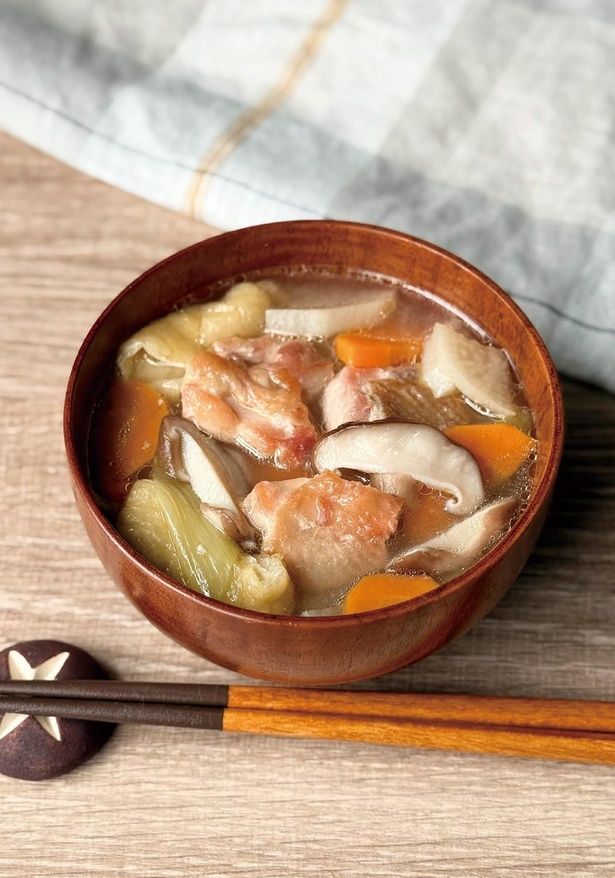 チキンねぎ塩スープ （C）もこ／KADOKAWA