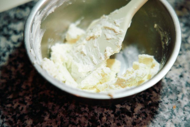 ブルサンを混ぜる