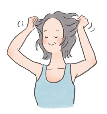 洗い流さないトリートメントを利用