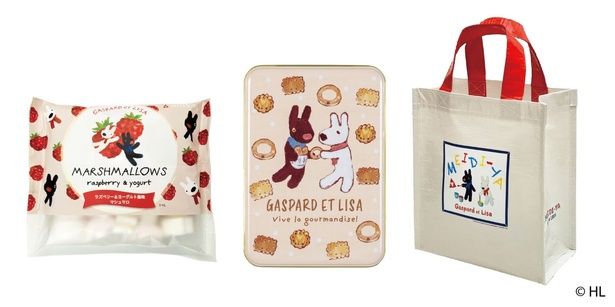 リサとガスパール×明治屋ストアーのW記念コラボ！マシュマロや泉屋クッキー缶、ショッパーバッグが数量限定で登場