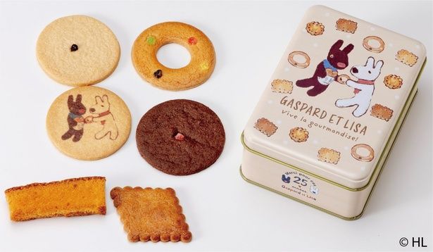 「泉屋東京店 リサとガスパール オリジナルクッキー缶」(1620円)