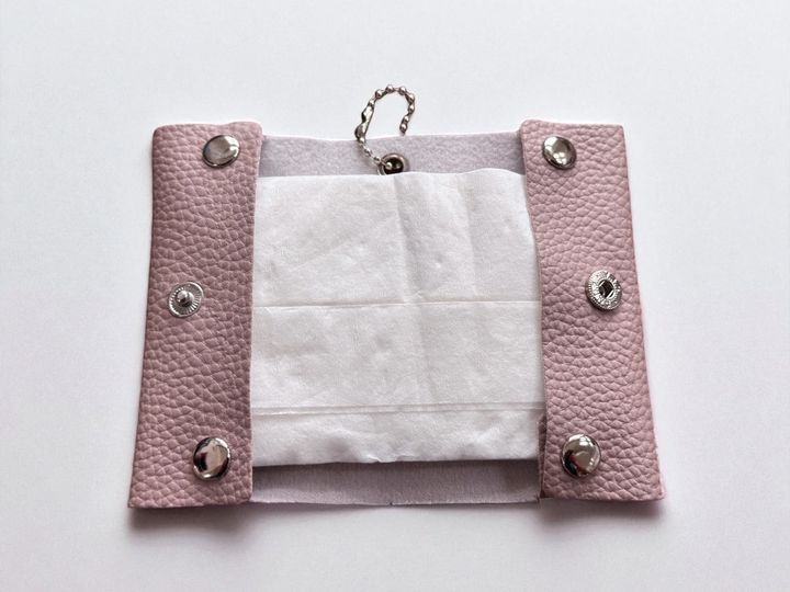 ポケットティッシュを直接入れてみた